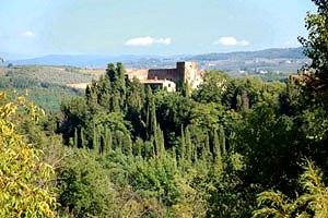 Castello nel Chianti vicino Firenze